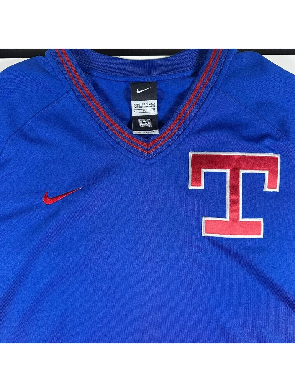Nike Texas Rangers V neck Jersey XL